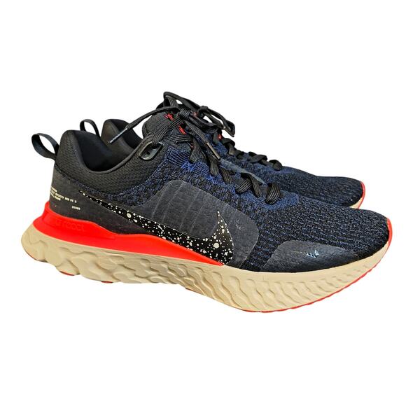 Nike React Infinity Run Flyknit 3 running shoeBlack/Obsidian/Bright Crimson 15 main image 6